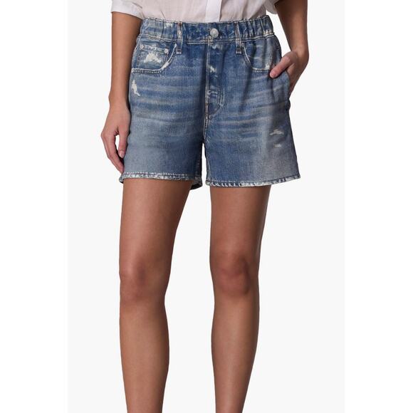 Rag & Bone Miramar Cotton Terry Sweatpant Jean Shorts (L) - Picture 3 of 3